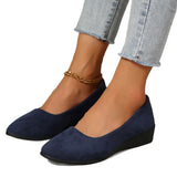 Breakj New Women's Leisure Single-Shoe Large-Size Round Head Pedaling Slope Single-Shoe Bean