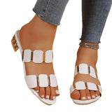 Breakj Women Wear 2025 New Fairy Wind And Fashion Large-Size Cool Slippers High Heels Women's Shoes In The