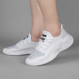 Summer New Breathable Flying Shoes Ultra-Light Large-Size Trendy Shoes Anti-Slip Wear-Resistant Travel