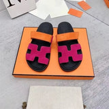 Breakj Uncle Drags Women Thick Bottom H Slippers 2025 New Magic Sticky Large-Size Fashion Women's