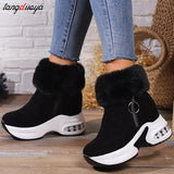 Women Warm Sneakers Platform Snow Boots Ankle Boots Female Causal Shoes Ankle Boots for Women Ladies Boots sneakers