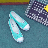 Women Casual Flats Lace up Shallow Shoes Autumn 2023 Fashion Comfortable Female Canvas Loafers Vulcanized Shoes Ladies
