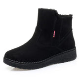 Women's Boots Warm 2022 Women's Boots Ankle Boots Side Zipper Women's Shoes Black Boots Women's Round Head Women's