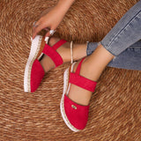 Breakj Slope Heel Sandals 2025 Summer New Broadband Head Sandals Women's