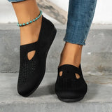 Women's Shoes Mesh Light Breathable Slip on Casual Shoes Solid Color Versatile Low Help Flat Shoes Zapatos De Mujer
