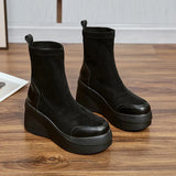 Breakj New Elastic Socks Boots Boots Fashion Boots Women's Shoes Platform Leisure Middle-Aged Mother Martin