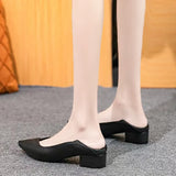 Breakj Single Shoes Women 2025 Work Clothes To Work Shoes Coarse Heel Do Not Tired Women Shoes Professional Work Shoes Women