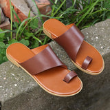 Breakj Summer Cool Slippers Women's Large-Size Coated Toes Wearing Casual Beach