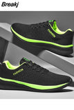 Men Sneakers Spring Autumn Mesh Breathable Casual Running Shoes Flat Fashion Training Hiking Shoes Zapatillas