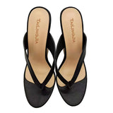 Summer, The New Ladies' Large Size Sandals With Toe Slope And Cool Mop Wood Grain Bag With Round Head And High