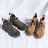 Breakj Men's Fashion Boots 2024 New Vintage Work Boots