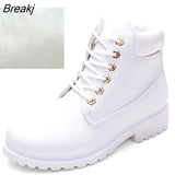 Boots For Women 2023 New Brand Snow Boots Fashion Warm Winter Boots Women Solid Square Heel Shoes Woman Plus Size