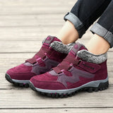 Breakj Heightening Couple Snow Boots Winter Plus Velvet Warm Men's And Women's Outdoor Cotton Shoes In The Gang Sports Cotton Shoes Men's
