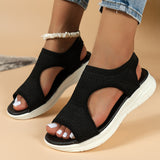 2024 Autumn Fish Head Leisure Sleeve Fashion Sandals Low Heel Women's Shoes Large Size Sports Casual