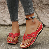 Breakj Lady Southeast Asian Font And Casual Beach Slippers Casual Fashion Thick-Soled