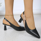 Women High Heels Bowtie Sandals Personality Pointed Toe Stiletto High Heels Simple and Versatile Catwalk Women's