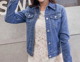 Jacket and Coats for Women 2019 Autumn Candy Color Casual Short Denim Jacket Chaqueta Mujer Casaco Jaqueta