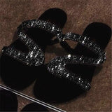 Breakj S Slippers Women's New Comfortable Flat Bottom Clip Large Cool Slippers In The Summer Of