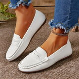 Breakj Bean Shoes 2025 New Four-Season Light Casual Shoes Fashion Lazy One-Legged Women's Shoes Round Head Women's Single