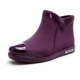 Women 2021 Fashion Non Slip Rain Boots Tube Rain Boots for Women Waterproof Work Water Shoes Botas De Caza