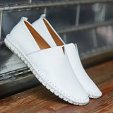 o'clock Hot Sale Men's Genuine Leather Loafers Quality Casual Flats Driving Shoes Luxury Breathable Light Handmade