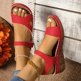 Breakj Sandals New Color Thick-Soled Fashion Sandals Large-Size Women's Shoes Magic With Light Women's