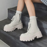 Breakj Platform Derby Martin Boots
