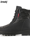 Women Boots 2023 New Winter Boots With Low Heels Ankle Boots Snow Botas Mujer Keep Warm Winter Shoes Women Platform