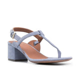 Fashion Clip Toe Sandals Thick Heel T-Belt Large-Size Women's Shoes