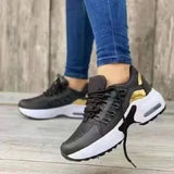 Breakj New Autumn Sports Wind Casual Single Shoes Women Thick Sole Flying Old Dad Shoes Sneakers Large