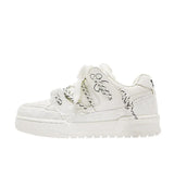 Breakj Shoes Homemade Niche Design Double Shoe Lace Bread Shoes Casual Men And Women Couple Shoes Men's Shoes Men's