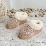 Breakj Winter New Fur Integrated Large-Size Fashion Thick Bottom Snow Boots Northeast Thick Cotton Shoes Short