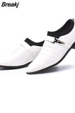 Casual Men Leather Big Toe Soft Sole Dress Versatile Business Lace-Up Summer Breathable Style 2023 Men Shoes Loafers
