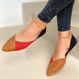 Breakj Summer New Women's Shoes Retro Thick-Soled Casual Shoes Single Shoes Women's Coloring Large
