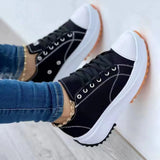 Sneakers Women Shoes 2022 Pattern Canvas Shoe Casual Women Sport Shoes Flat Lace-Up Adult Zapatillas Mujer Chaussure