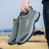 Breakj Mountaineering Wading Shoes 2023 Spring And Summer New One-Legged Lazy Shoes Thick-Soled Mesh Breathable Sports Leisure