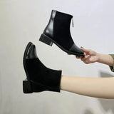 New Women's Short Boots Autumn and Winter Shoes Fashion Platform High Heels Women's Ankle