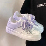 Breakj Thick-Bottomed Little White Shoes Women In The Spring Of 2025 New Women's Shoes Increase Casual Shoes Women Candy Color