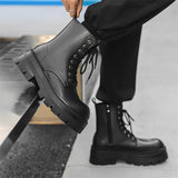 Breakj Platform Derby Martin Boots