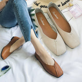 The Spring And Autumn Of 2024, The New Korean Version Square-Bottomed Single Shoes Female Harajuku Students Doudou Shoes Shallow Lazy