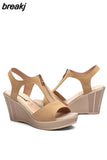 Plus Size Women Sandals Platform Women Shoes Wedges Sandals Open Toe Summer Sandals