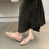 Breakj Wave Dots Single-Shoe Temperament Pointed Bow High Heel High Heel Shoes Can Not Be Breathable Korean Version Of New Women's