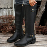 Breakj Side With Pointed Female Boots 2025 Autumn And Winter New High Barrel But Knee Out