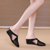 Breakj Slope And Baiji Soft Bottom Slippers Women 2025 New Spring And Summer Women's Wear Slippers Half