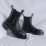 Breakj Size Martens 45 46 Joker British Wind Chelsea Smoke Boots Winter Tooling Leather Boots