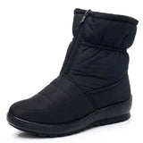 Boots Waterproof Shoes For Woman Furry Women's Winter Boots Female Women Shoes Platform Shoes Female Footwear Large
