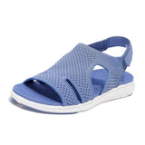 2021 New Women's Soft & Comfortable Sandals Mesh Upper Breathable Sandals Adjustable Cross-strap Design women