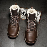 Breakj And Winter Rubber Warm Men Sgs Round Head Brown Flat And Retro