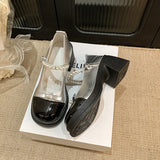 Breakj Gentle Beauty Mary Precious Shoes Women 2025 Summer New Small High Shoes Fairy Wind Buckle Women
