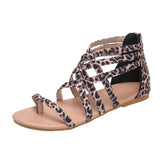Sandals 2023 Summer New Multi-Color Large-Size Sandals Women's Suede Open-Toe One-Word Buckle Flat